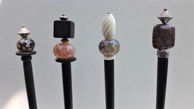 #6 - Ebenholz, Achate, Bein, Altsilber