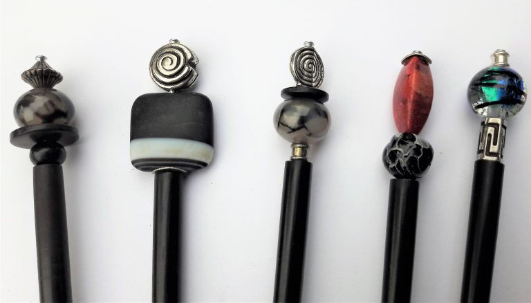 #5 - Ebenholz, Achate, Koralle, Muranoglas, Altsilber, Echtsilber