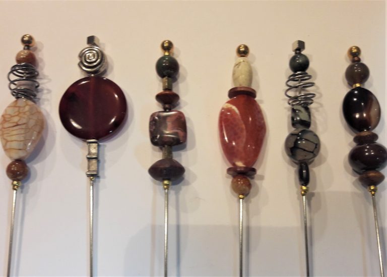 #15 - Achate, Mookait, Howlith, Altsilber, Echtsilber