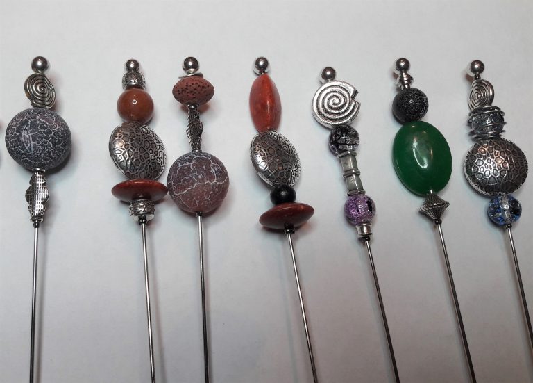 #17 - Achate, Koralle, Mookait, Muranoglas, Lava, Altsilber, Echtsilber