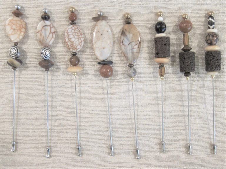 #2 - Achate, Steinnuss, Bein, Horn, Mookait, Lava, Altsilber