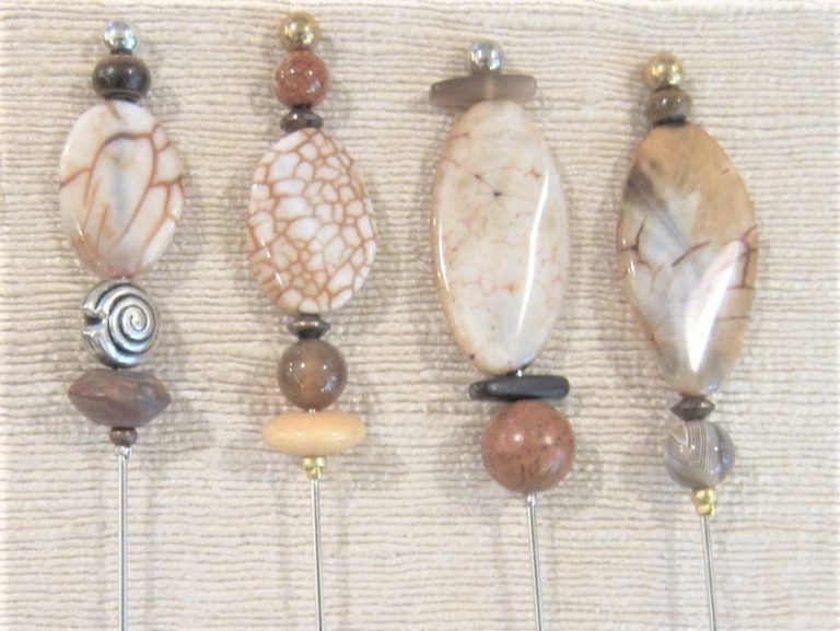 #1 - Achate, Steinnuss, Bein, Horn, Mookait, Altsilber