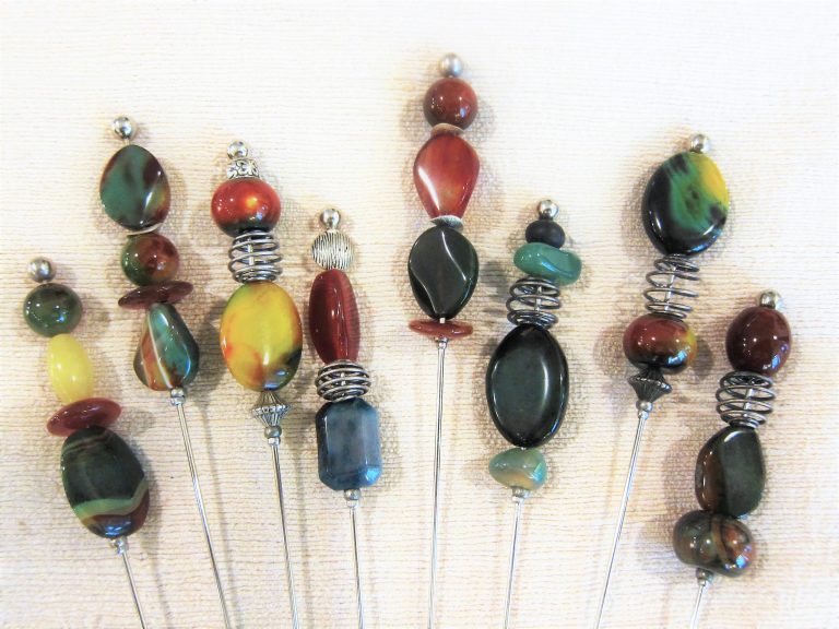 #12 - Achate, Jade, Karneol, Avnturin, Altsilber, Echtsilber