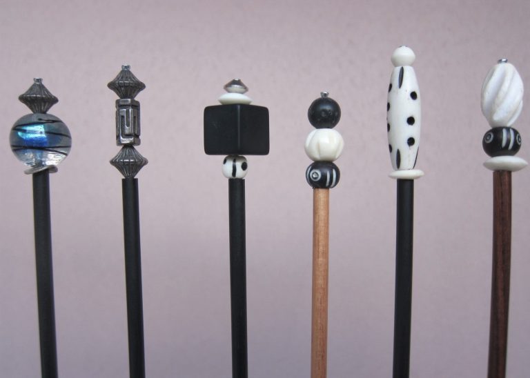 #17 - Ebenholz, Veilchenholz, Rosenholz, Achate, Muranoglas, Bein, Altsilber, Echtsilber