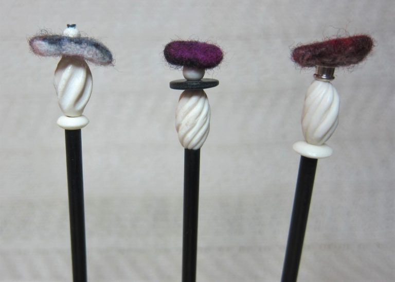 #23 - Ebenholz, Bein, Wollfilz